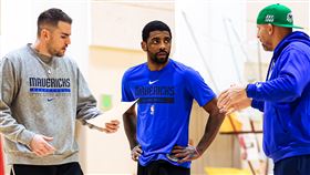 ▲厄文（Kyrie Irving）離開籃網後被交易到獨行俠。（圖／翻攝自獨行俠推特）