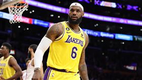▲詹姆斯（LeBron James）8日有望成為NBA歷史得分王。（圖／翻攝自湖人推特）