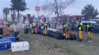 台灣搜救隊到了！8樓建築成平地畫面曝光