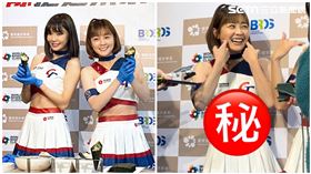 籃籃，Yuri，樂天女孩籃籃及Yuri擔任饗食天堂一日店長,（圖／記者劉沛妘攝影）