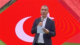 駐台北土耳其貿易辦事處代表Muhammed Berdibek今日以中文「非常感謝台灣大家的幫忙」，表達對台灣各單位的協助鄭重感謝。（圖／記者簡浩正攝影）