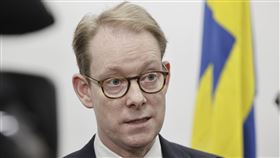 瑞士外交部長比爾史特龍（Tobias Billström）。（圖／美聯社／達志影像）