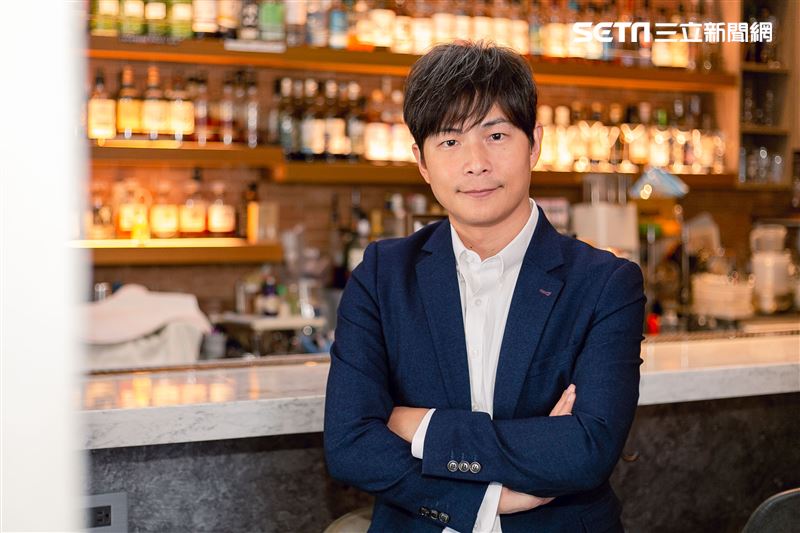 孫協志三立新聞網專訪。 （圖／記者楊澍攝影）