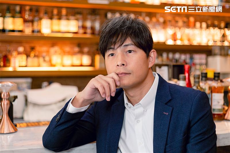 孫協志三立新聞網專訪。 （圖／記者楊澍攝影）