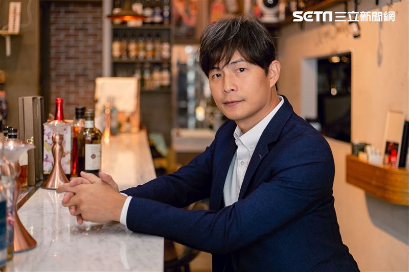 孫協志三立新聞網專訪。 （圖／記者楊澍攝影）