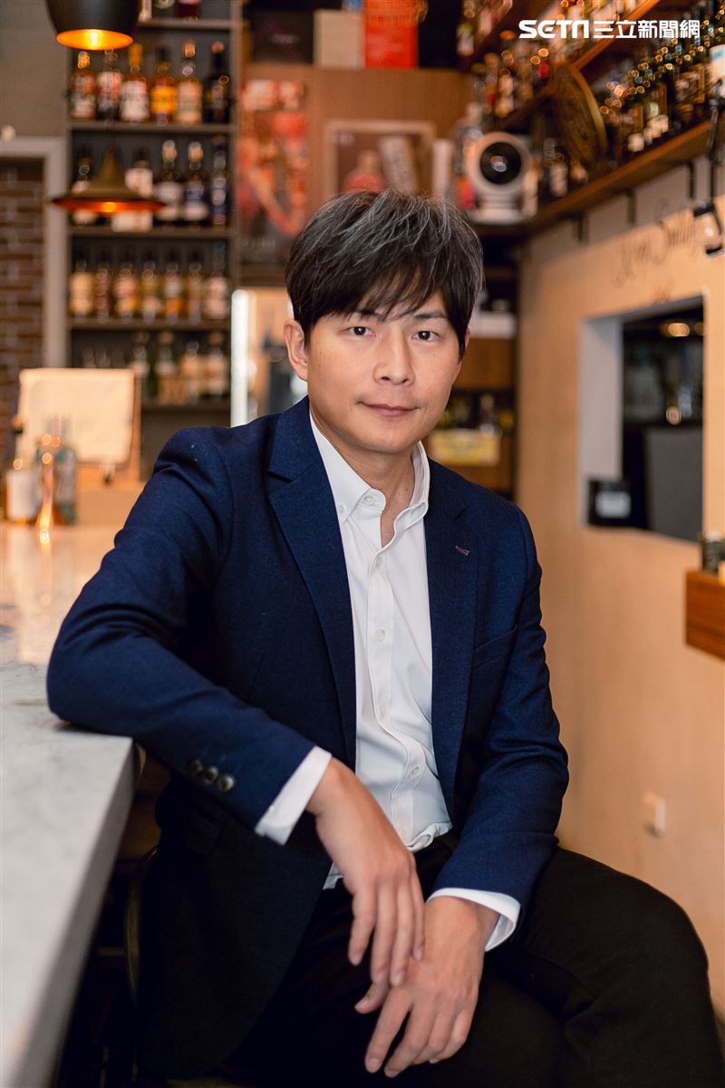 孫協志三立新聞網專訪。 （圖／記者楊澍攝影）