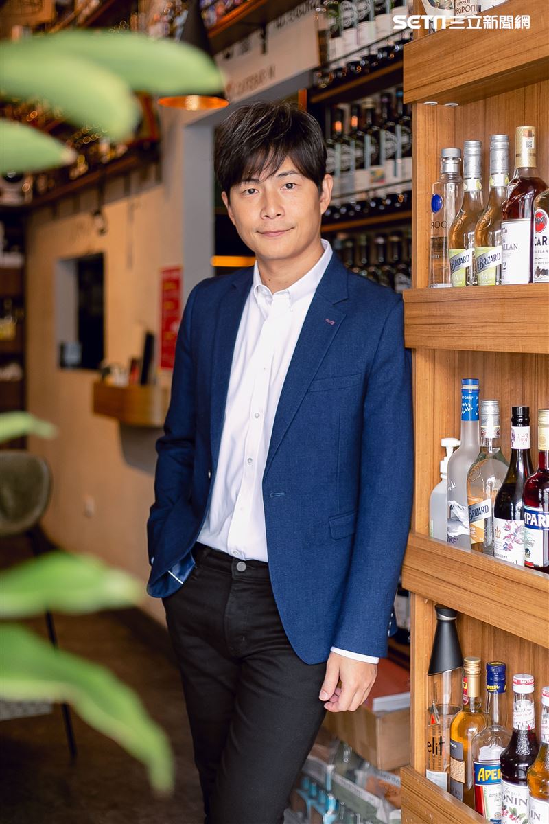 孫協志三立新聞網專訪。 （圖／記者楊澍攝影）