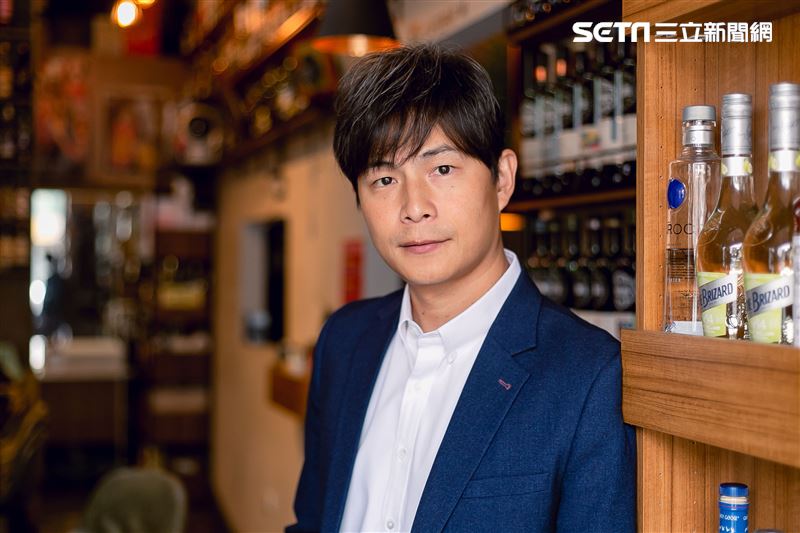 孫協志三立新聞網專訪。 （圖／記者楊澍攝影）