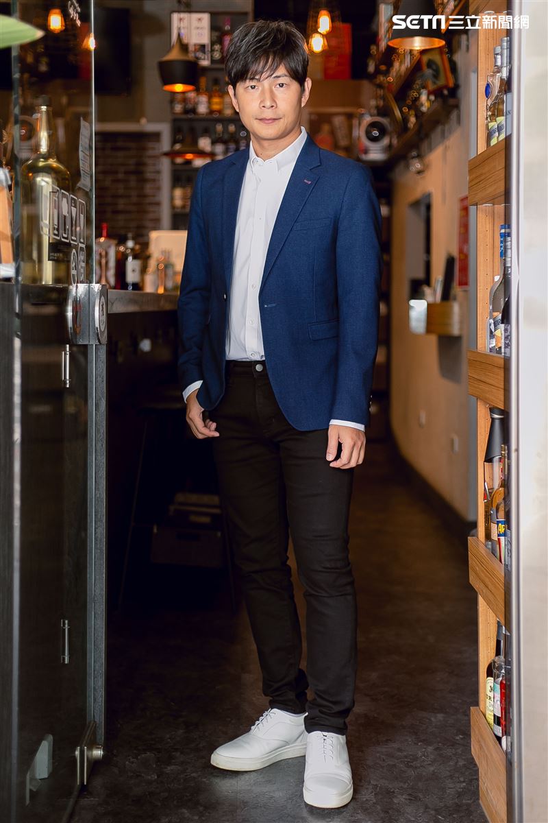 孫協志三立新聞網專訪。 （圖／記者楊澍攝影）