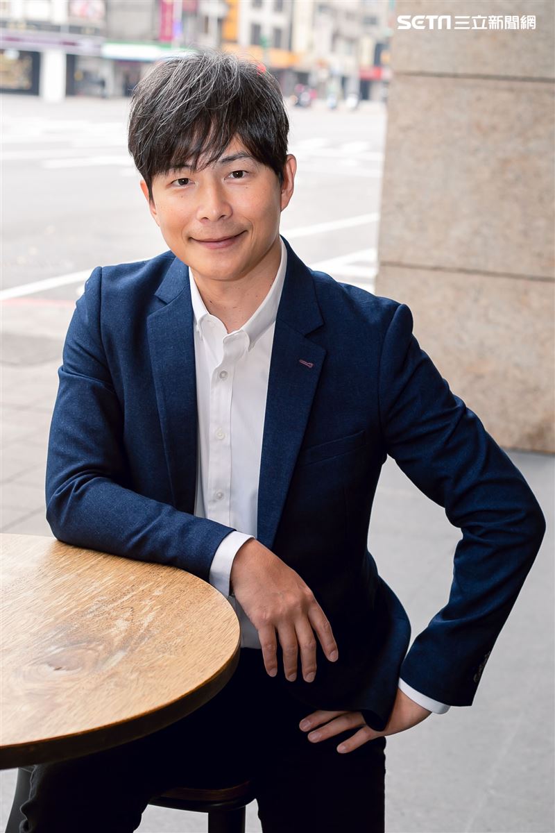 孫協志三立新聞網專訪。 （圖／記者楊澍攝影）