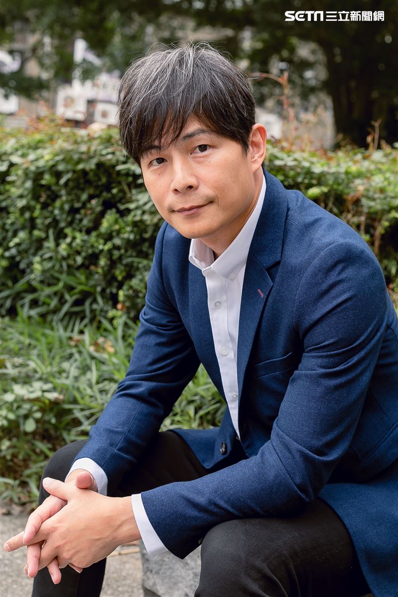 孫協志三立新聞網專訪。 （圖／記者楊澍攝影）