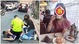 高雄女警跪地逮人飄仙氣！網：快來逮捕我