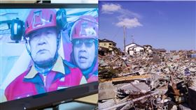 黃博村隊長曾在日本311大地震時參與救災。（圖／翻攝自蔡英文臉書、資料照）