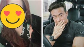 美嬌妻被說「好像舊愛蔡淑臻」，李沛旭10字回應。（圖／翻攝自李沛旭臉書）