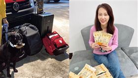 ▲面對搜救犬遭批評，讓胡采蘋轉發搜救員的文章怒嗆酸民「身為人類你救過誰」。（圖／翻攝自Emmy追劇時間臉書）