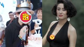 張敏度過55歲生日。（圖／翻攝自微博）
