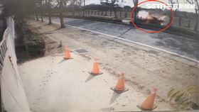 台南,高鐵,爆炸,白車,自撞,分隔島,路樹,燒燙傷,駕駛,死亡
