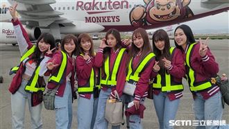 林襄登機廣播處女秀　抵達石垣島日媒搶拍