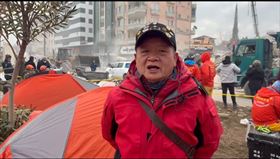 土耳其台灣搜救隊長黃博村。（圖／消防署提供）