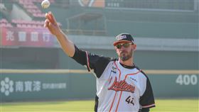 ▲布雷克、羅昂春訓。（圖／統一獅球團提供）