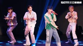 韓國男團「AB6IX」在TICC開唱。（圖／記者楊澍攝影）