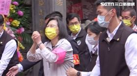 蔡英文參香：白沙屯拱天宮
