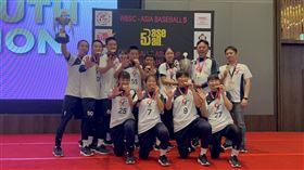 台灣U18二連勝奪冠！5人制亞洲盃2：0擊敗中國隊　取得世界盃門票。（圖／棒協提供）