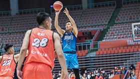 勇士林志傑最後39秒致勝拋投，中斷領航猿主場8連勝。（圖／富邦勇士提供）