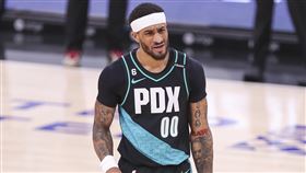 ▲勇士懷疑拓荒者隱瞞小裴頓（Gary Payton II）傷勢，四方交易有可能破局。（圖／美聯社／達志影像）