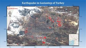 福衛五號投入土耳其救災！衛星畫面揭地表移動69cm、建物受災187公頃，圖翻攝自國家太空中心臉書