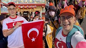 吳鳳參加遶境祈求媽祖庇佑土耳其。（圖／翻攝自吳鳳臉書）