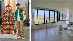 郭彥甫曬出淡水豪宅客廳照，美到讓人羨慕不已。（圖／翻攝自郭彥甫臉書）