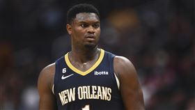 ▲鵜鶘威廉森（Zion Williamson）右腿筋傷勢加重，將缺席數週時間。（圖／美聯社／達志影像）