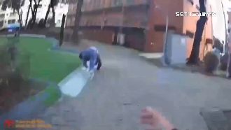 抽K菸見警就跑！毒蟲男落跑跌倒遭壓制