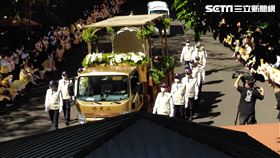 星雲大師圓寂,佛光山,讚頌典禮,頂禮九拜,坐龕