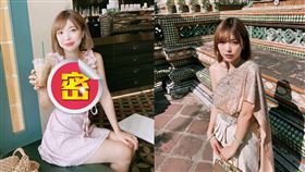 阿圓曬出當地戰利品性感洋裝，好身材一覽無遺。（圖／翻攝自nanaciaociao IG）