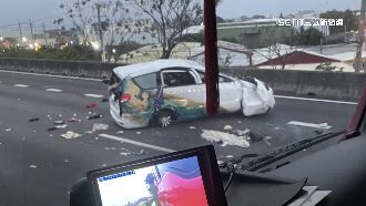 國道自撞1死3傷！5歲男童坐副駕噴飛亡