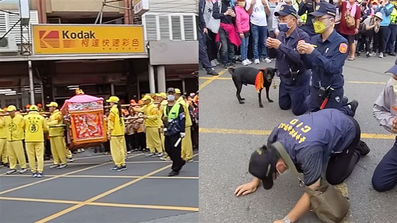 白沙屯媽祖猶豫停警局　所長跪地求結局曝