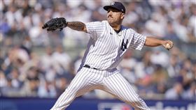 ▲洋基寇泰斯（Nestor Cortes）因右大腿拉傷退出美國隊。（圖／美聯社／達志影像）