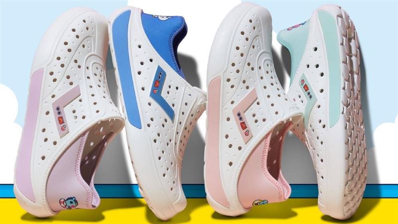 迎粉嫩春季　BT21泳池派對洞洞鞋限量預購