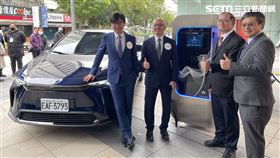 工研院攜和泰集團、士林電機投資以及起而行綠能，打造國內第一個專業充電服務暨營運軟體公司「充壩」。（圖／記者吳康瑋攝）