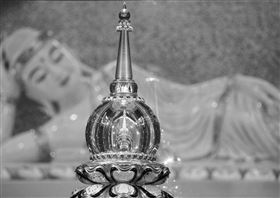 佛陀真身舍利（圖／翻攝自佛光山佛陀紀念館）