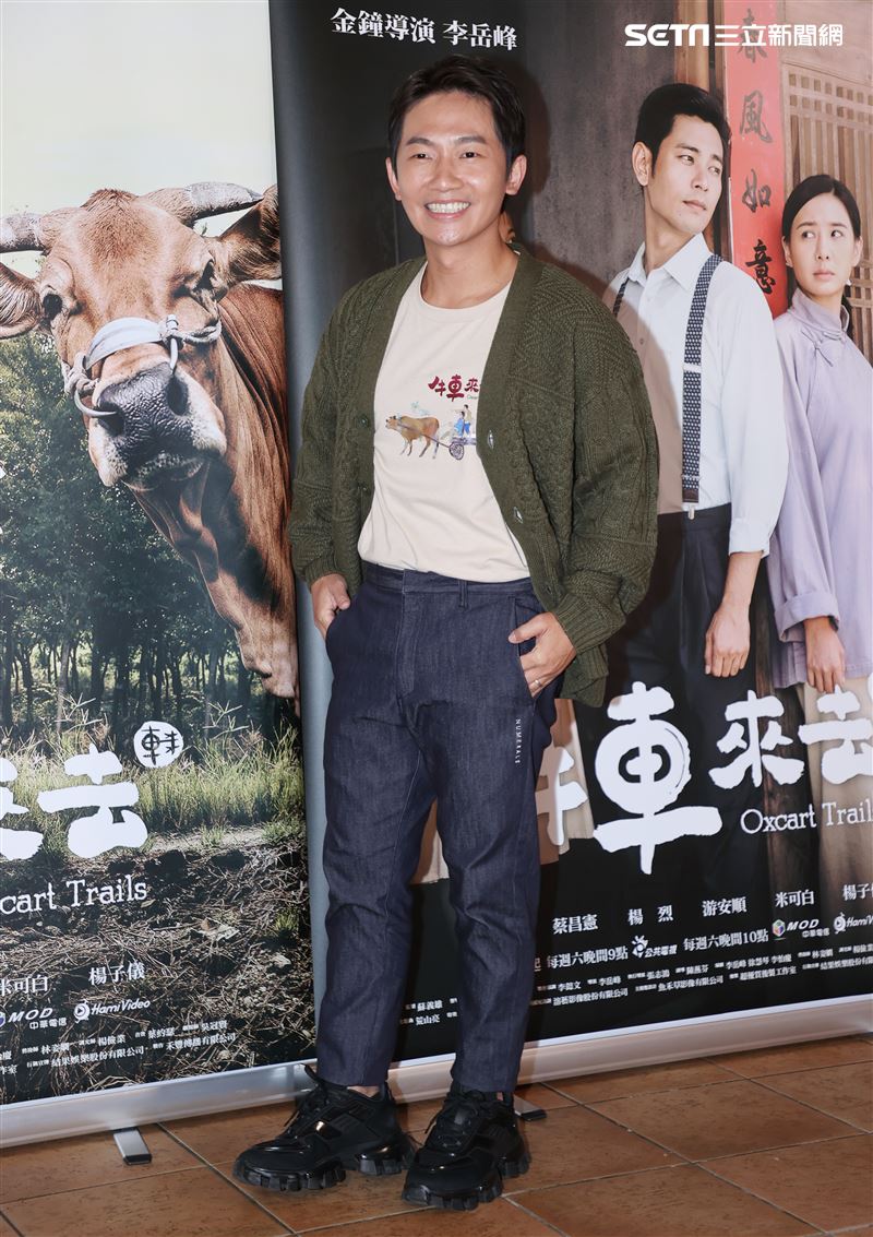 蔡昌憲出席「牛車來去」情人節滿月茶敘。（記者邱榮吉/攝影）