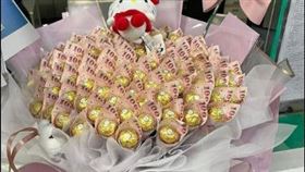 金莎花束。（圖／翻攝自林口大家庭）