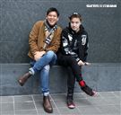 葛斯齊、圤智雨三立新聞網專訪。（記者邱榮吉/攝影）