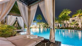 桃園大溪笠復威斯汀度假酒店戶外泳池。（圖／旅宿業者提供）