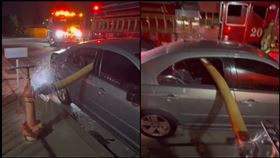 消防栓 ,破窗,違停,消防人員