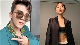 林襄（右）與孫生（左）有過一段情。（圖／翻攝自孫生、林襄臉書）