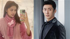 黃景瑜爆出在日本家居店買睡衣，隔天張藝上就穿睡衣自拍，背景呼應王雨馨住家極為相似。（圖／翻攝自微博）