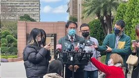 台南市長黃偉哲今（16）日出席行政院會後受訪。